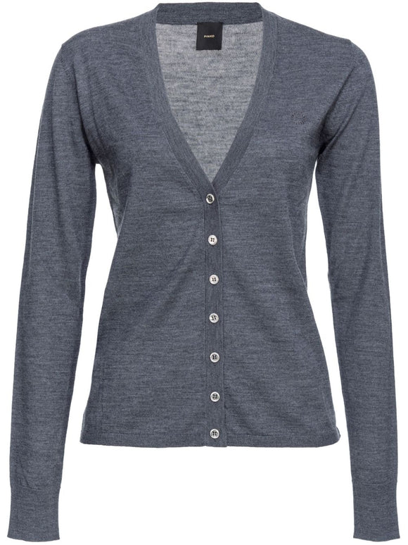 PKO-103941 GRADAZIONE GREY CARDIGAN