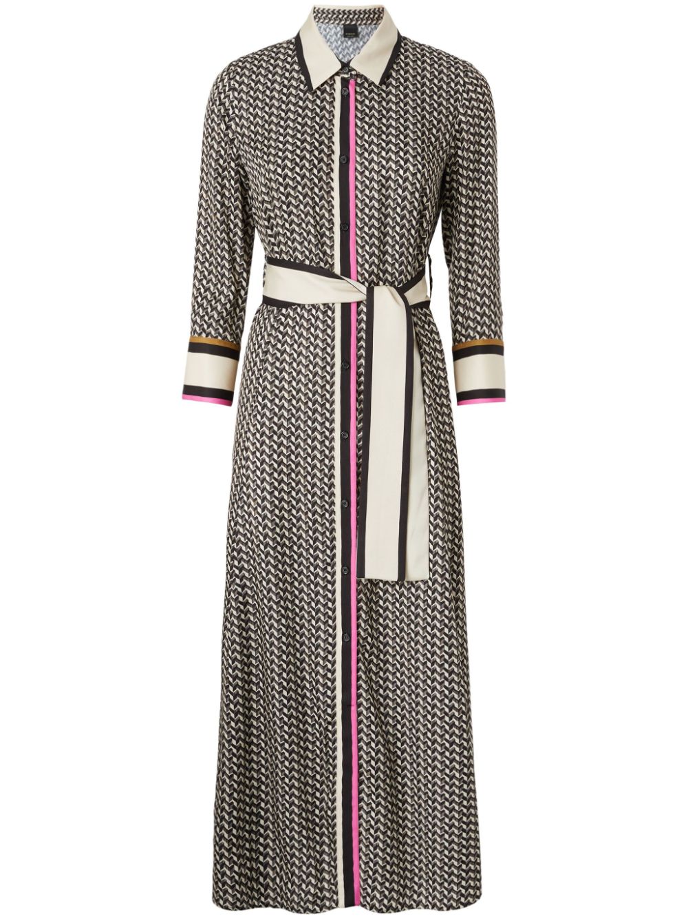 PKO-10216 SUSHI MULTI GEOMETRIC DRESS