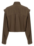 PKO-104197 FIORIERA GREEN BLOUSE