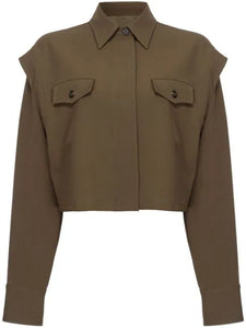 PINKO-104197 FIORIERA GREEN BLOUSE