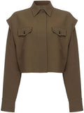 PINKO-104197 FIORIERA GREEN BLOUSE
