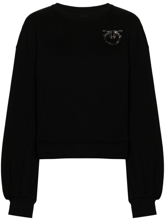 PINKO-102827 CERESOLE BLACK SWEATSHIRT