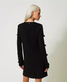 TWS-241AP2301 KNITTED DRESS BLACK