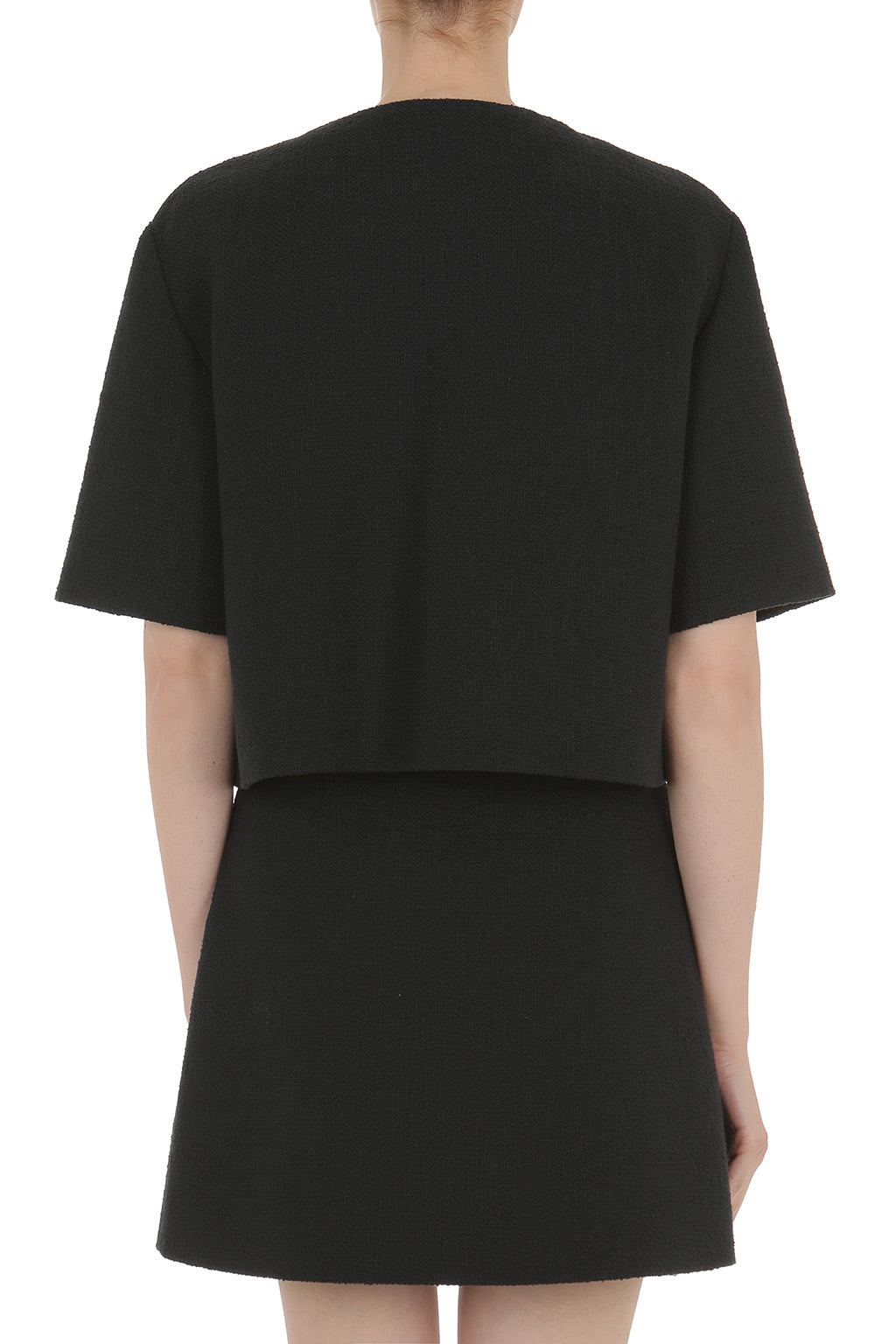 MSC-0525 BLACK BUTTON BLOUSE