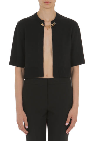 MSC-J0904 BLACK CHAIN BOMBER