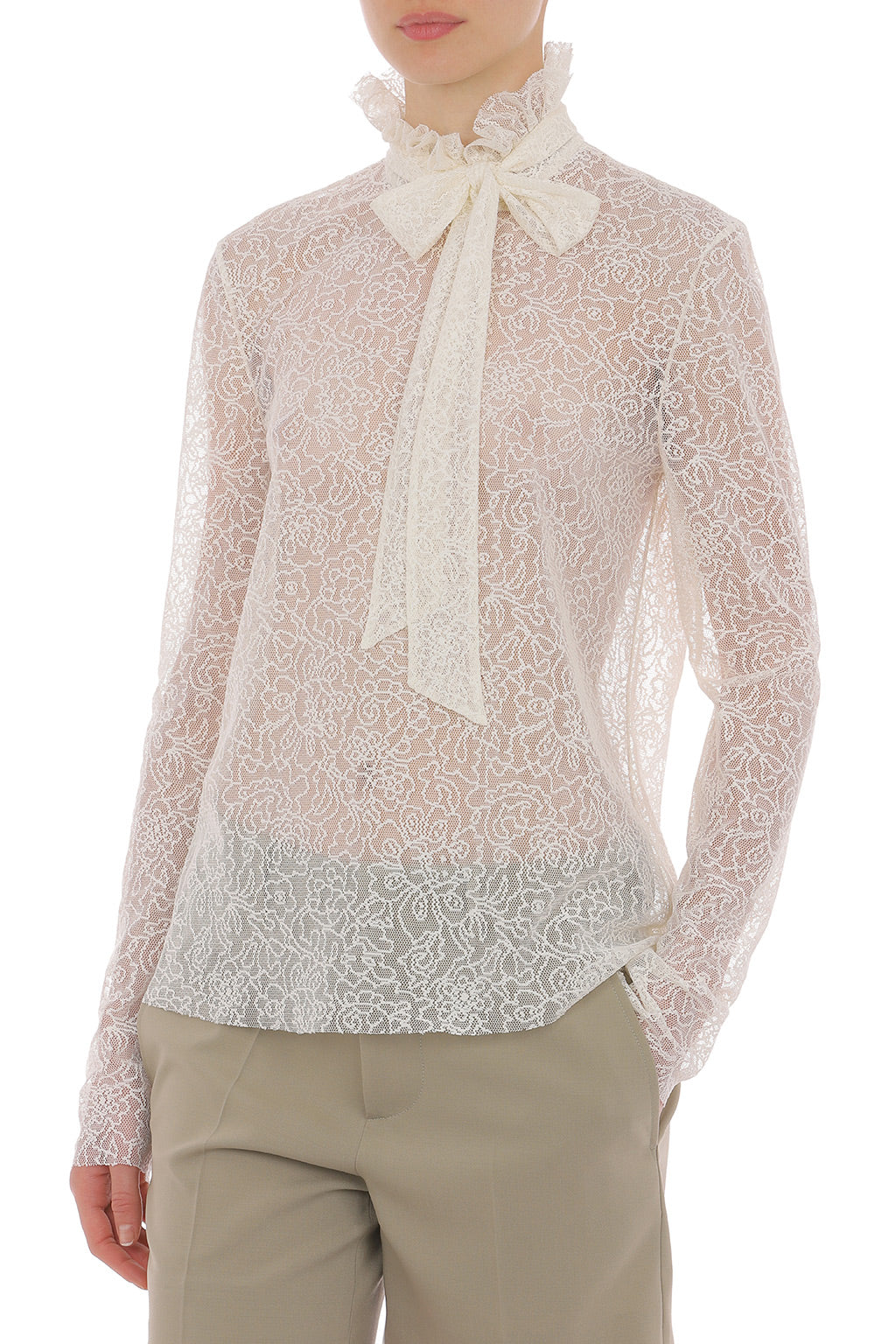 PHY-A0217 RUFFLE COLLAR BLOUSE