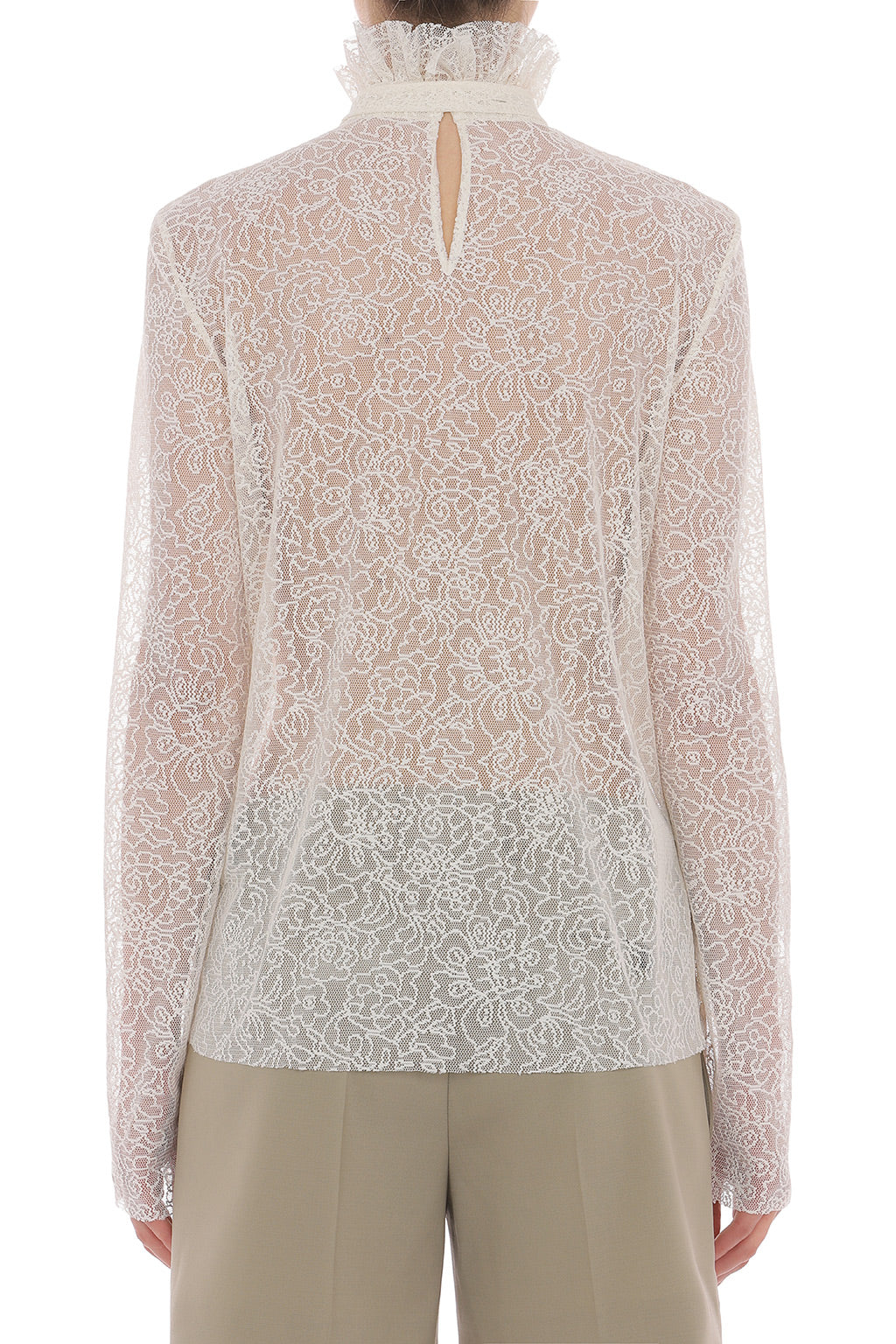 PHY-A0217 RUFFLE COLLAR BLOUSE