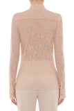 PHY-V0218 PEACH LACE BLOUSE