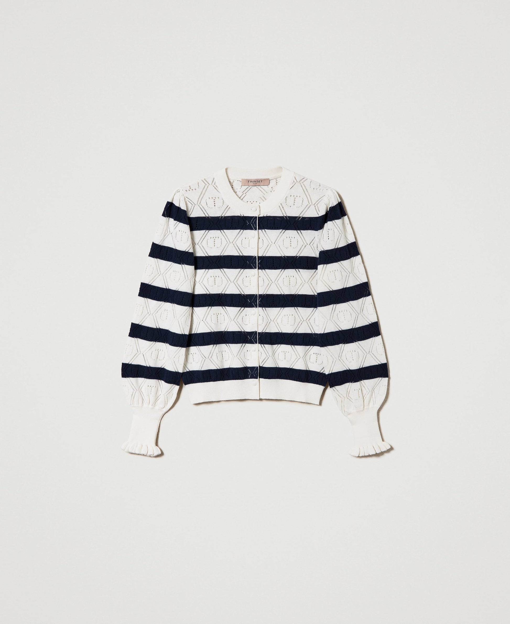 TWS- 241TP3072 NAVY & WHITE JACKET