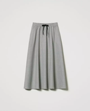 TWS-242TF2012 GREY CHECKED SKIRT