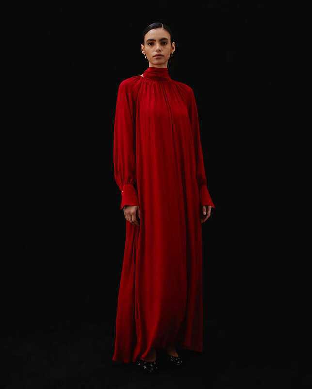 BEA-24FA6403ALDA BLACK P.NECK DRESS