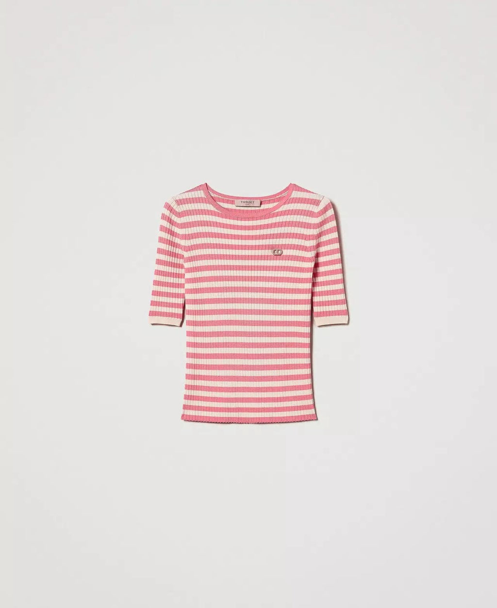 TWS-251TP3470 PINK STRIPED TOP