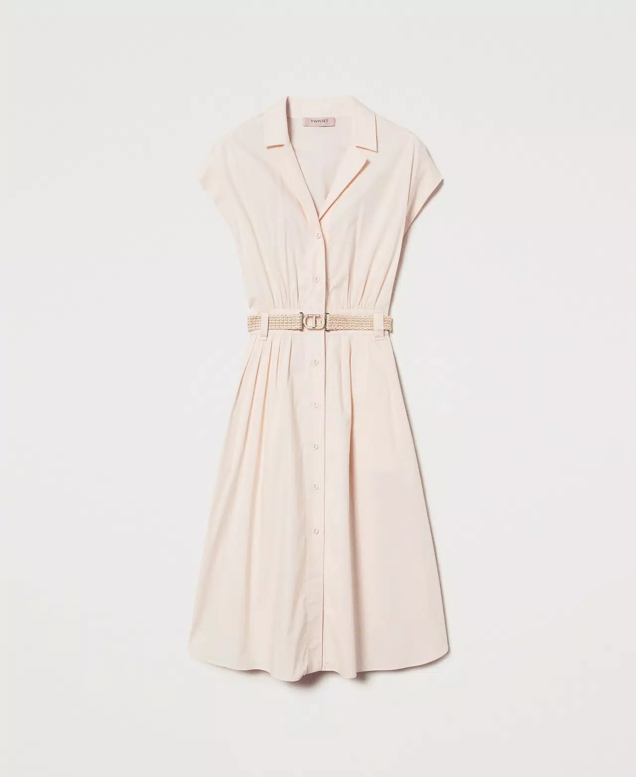 TWS-251TT2102 BROWN SHIRT DRESS