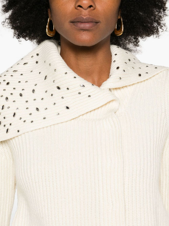 PKO-104325 ASHERA WHITE CARDIGAN