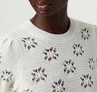 TWS-252TP3210 WHITE CROCHET TOP