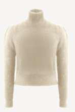 ROP-RPW2543 CAMEL FUR KNIT TURTLENECK