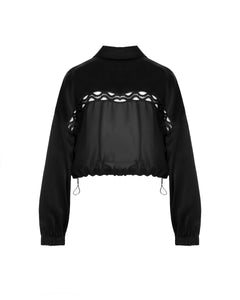 BEA-25FE3990AURA BLACK ZIP-UP JACKET