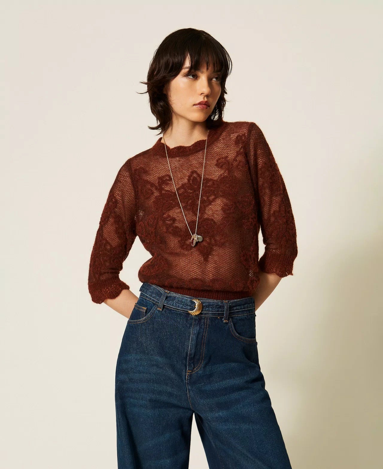 TWS-262TP3341 WOOD ALPACA BLEND TOP