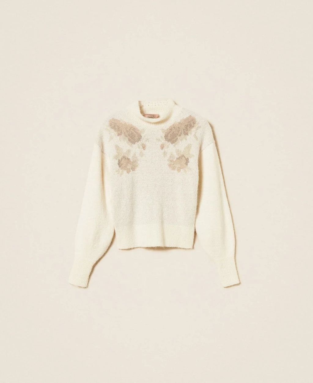 TWS-262TT3341 IVORY EBROIDERED TOP