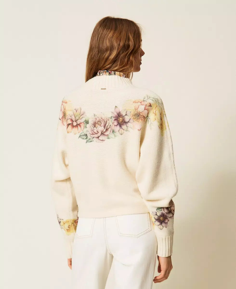 TWS-262TT3460 CREAM MUTI FORA TOP