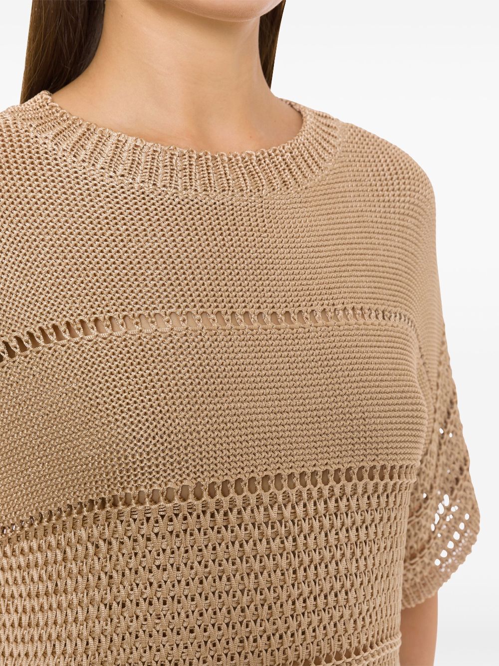 ABF-A0923 BEIGE KNIT TOP
