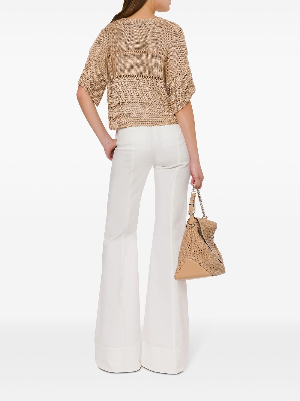 ABF-A0923 BEIGE KNIT TOP