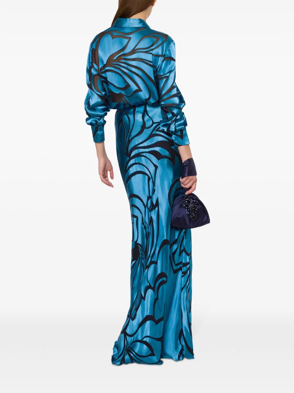 ABF-A0115 PINK PRINT SKIRT