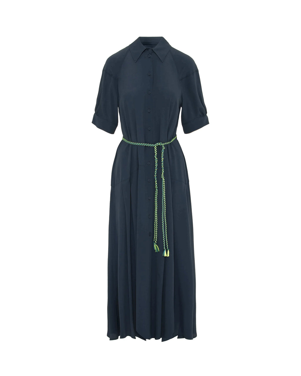 BEA-26FE6664TORRE NAVY SHIRT ROPE DRESS