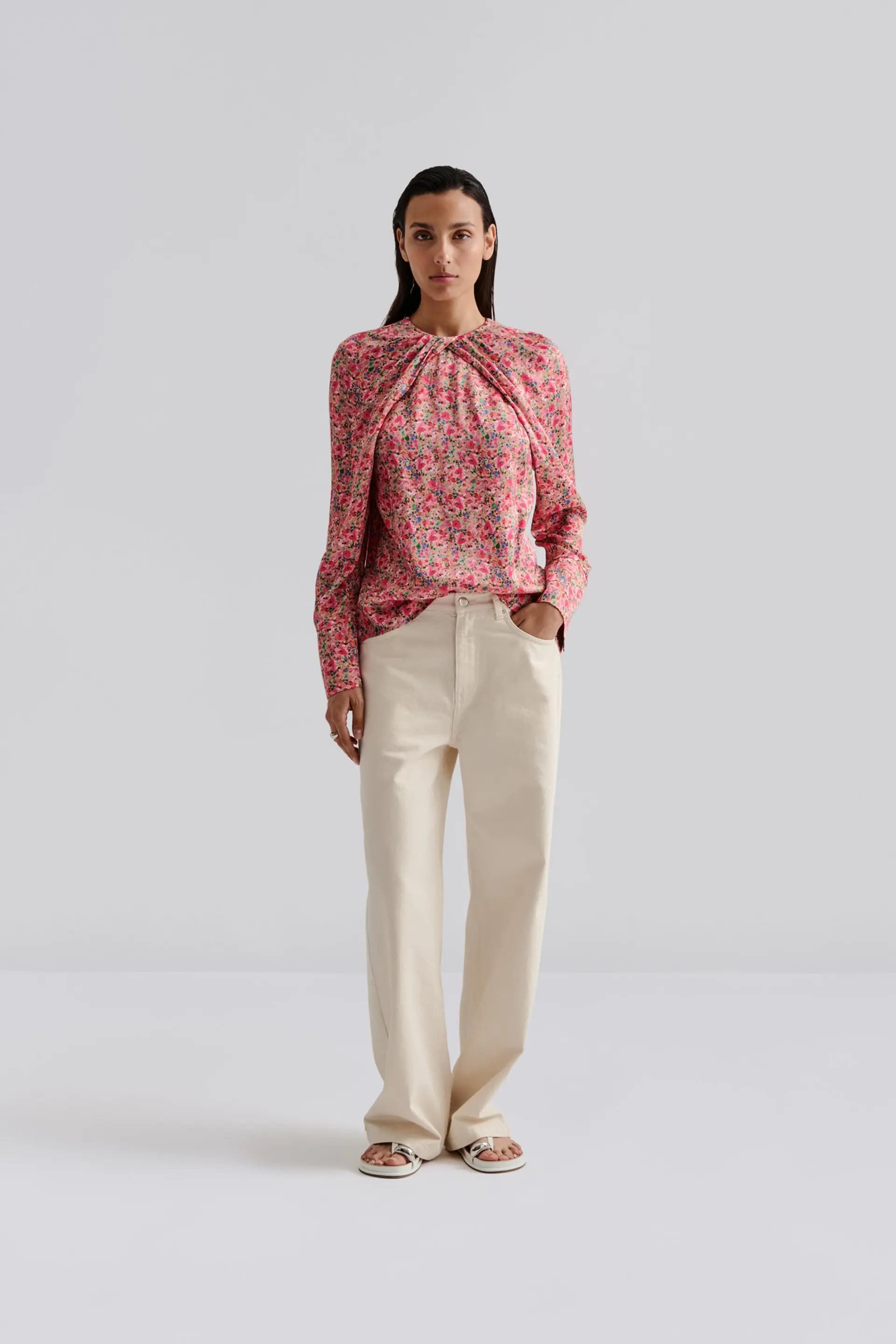 BYM-12247524 EVIE PINK BLOUSE