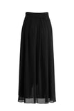 EDP-071108 BLACK PLEAT STONE SKIRT