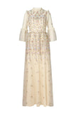 BYM-12247777 NICOLINA IVORY TULLE GOWN