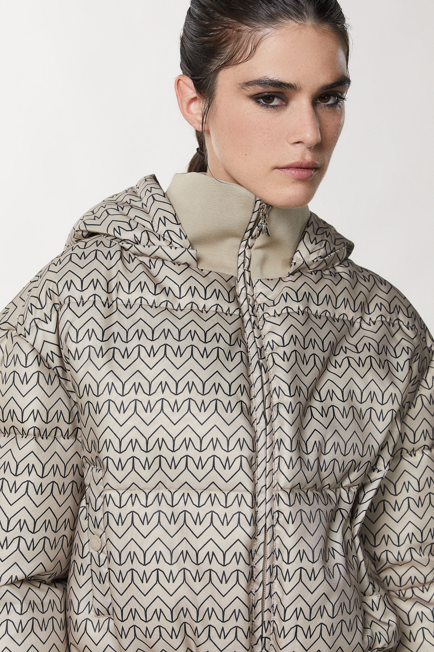 PAP-2O0126 BLACK MONOGRAM JACKET