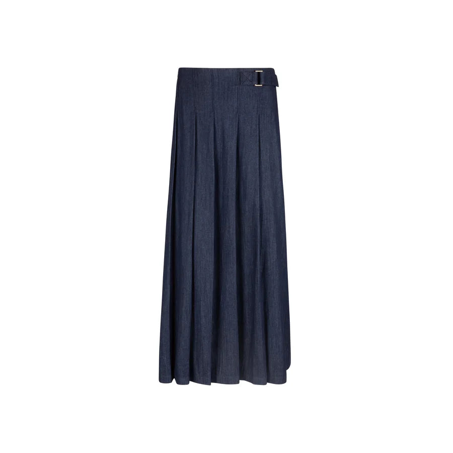 MUN-MNS4578 BLUE DENIM POLARIS SKIRT