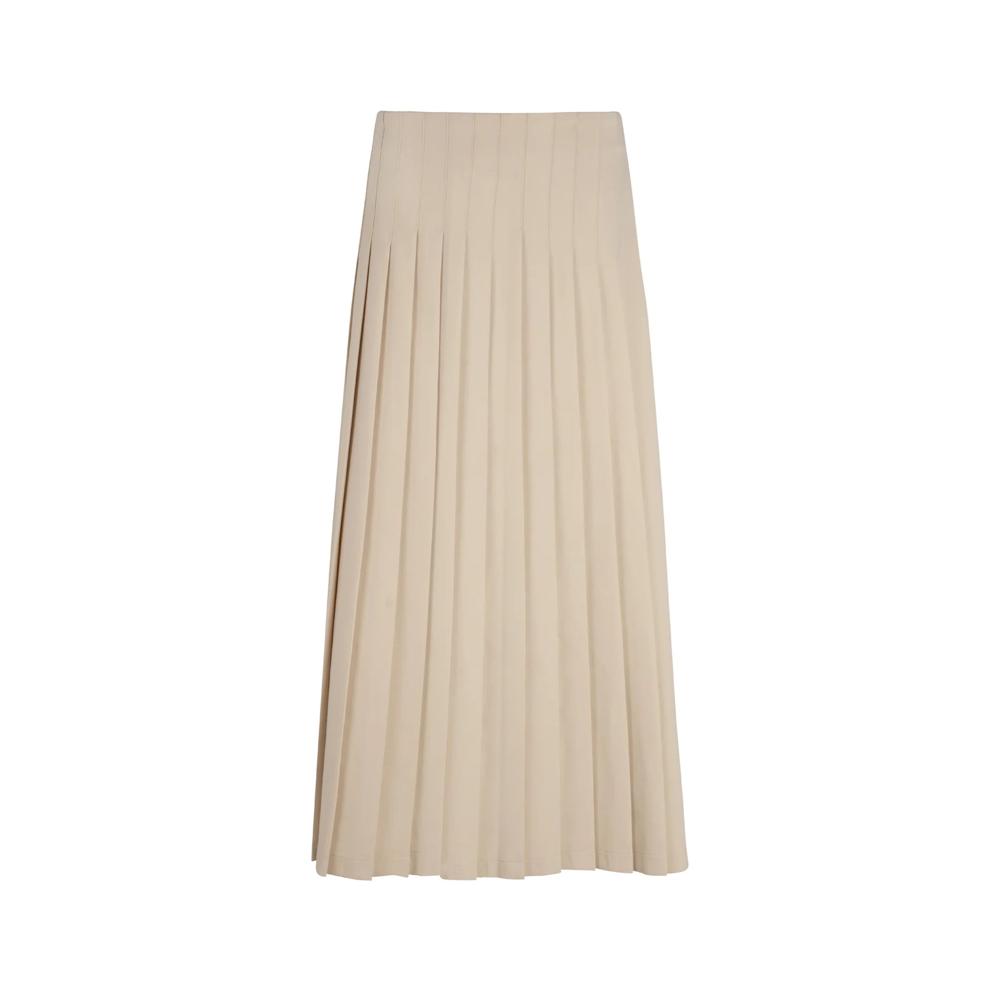 MUN-MNA5035 CREAM ACCORDE SKIRT