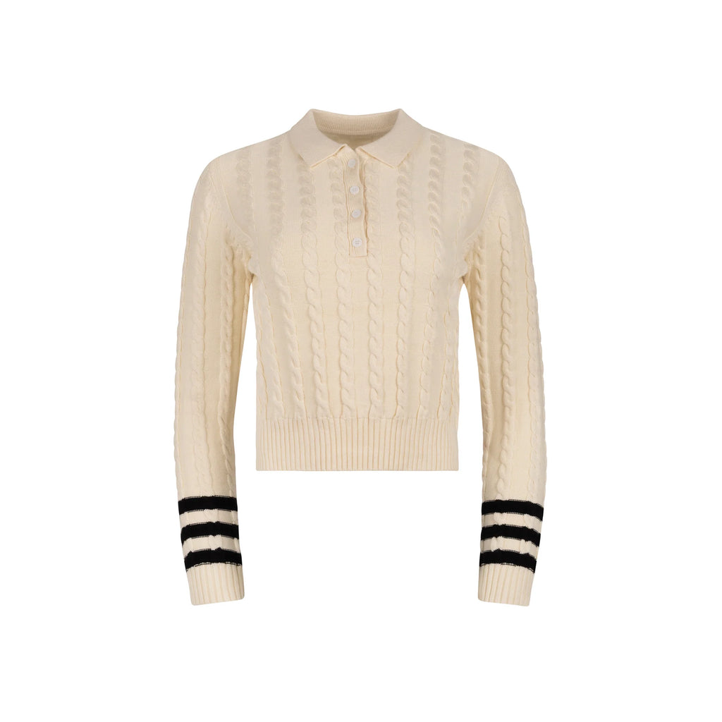 MUN-MNA5069 ECRU ENDURA POLO TOP