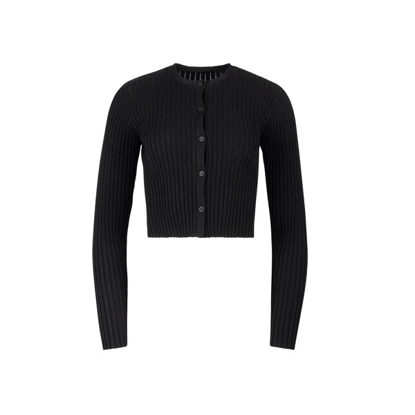 NUE-NUA5048 BLACK EMBER CARDIGAN