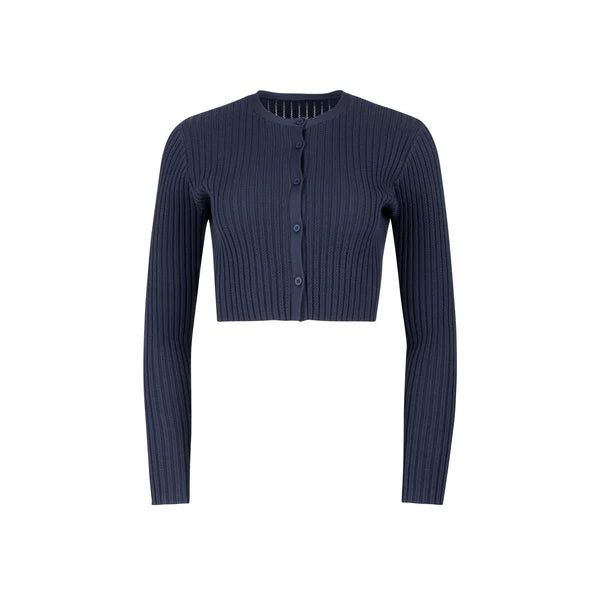 NUE-NUA5048 NAVY EMBER CARDIGAN