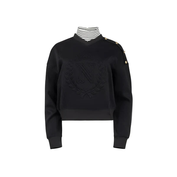 NUE-NUA4744 BLACK MIRA SWEATSHIRT