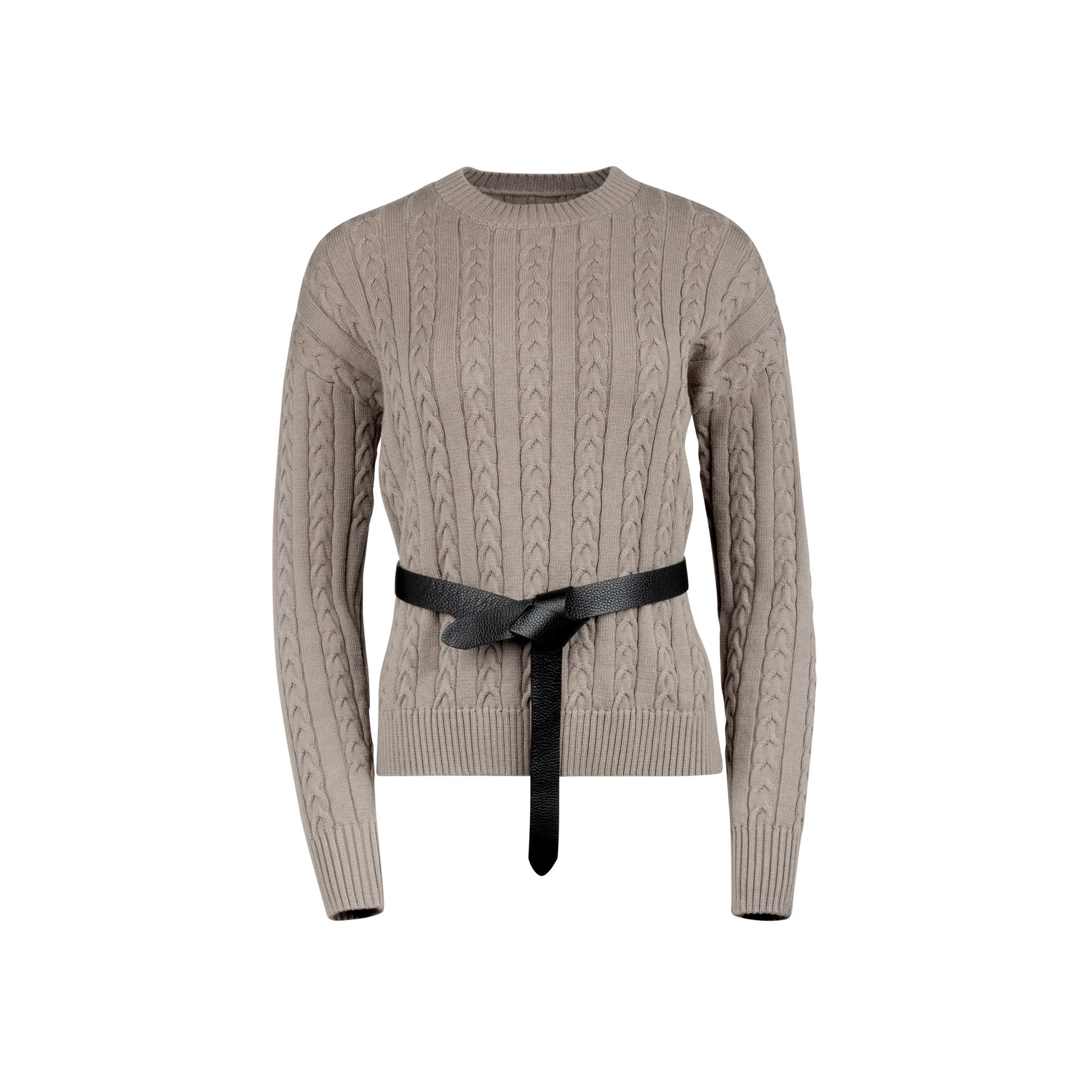MUN-MNA5051 TAUPE WEAVE TOP