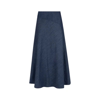 NUE-NUA4704 NAVY CASPIAN SKIRT