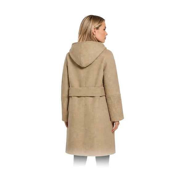 ARB-8026 OATMEAL WOOL COAT