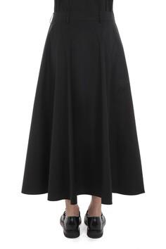 MSC-A0125 BLACK COTTON SKIRT