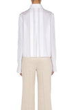 ABF-A0216 WHITE POPLIN BLOUSE