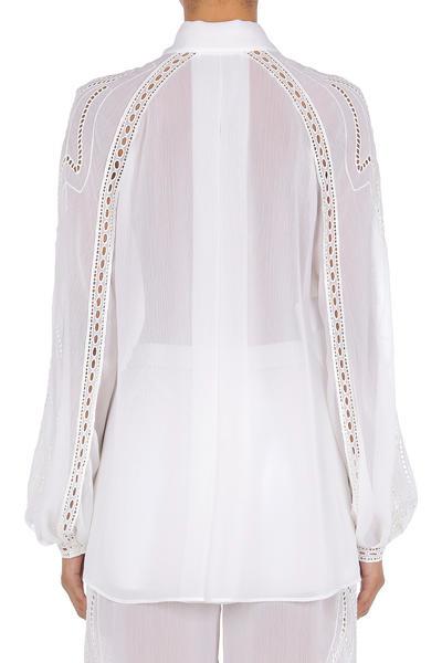 ABF-A0225 BLUE EMBROIDERED BLOUSE