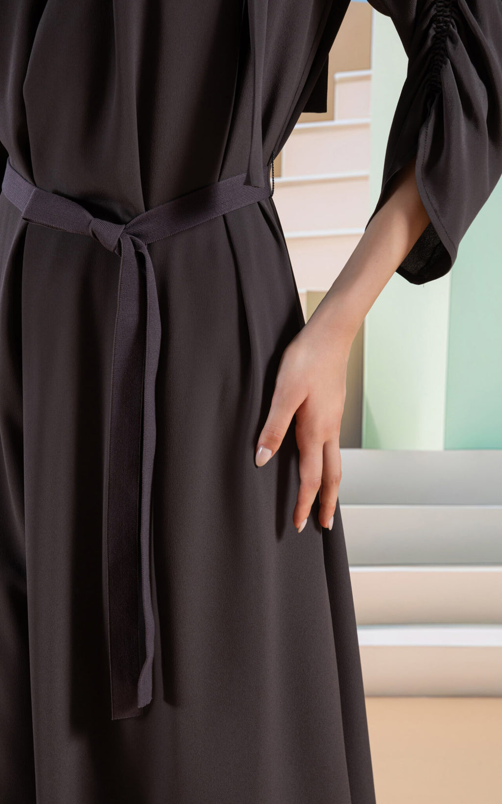 SHS-30 3019/T BLACK DRESS