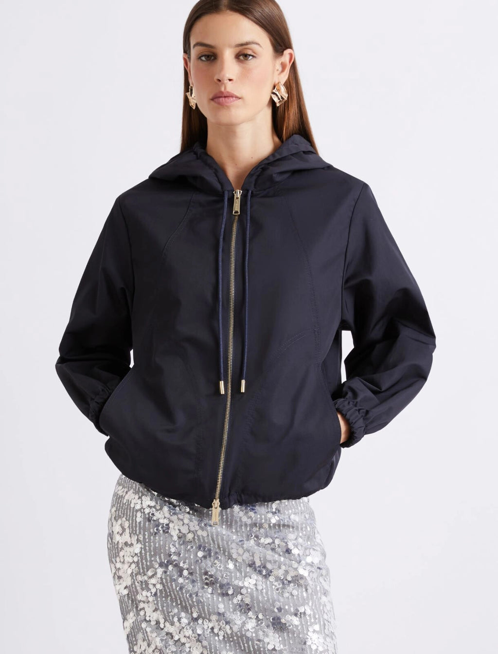 MRL-2613021014 MLSZUCCA NAVY RAIN COAT