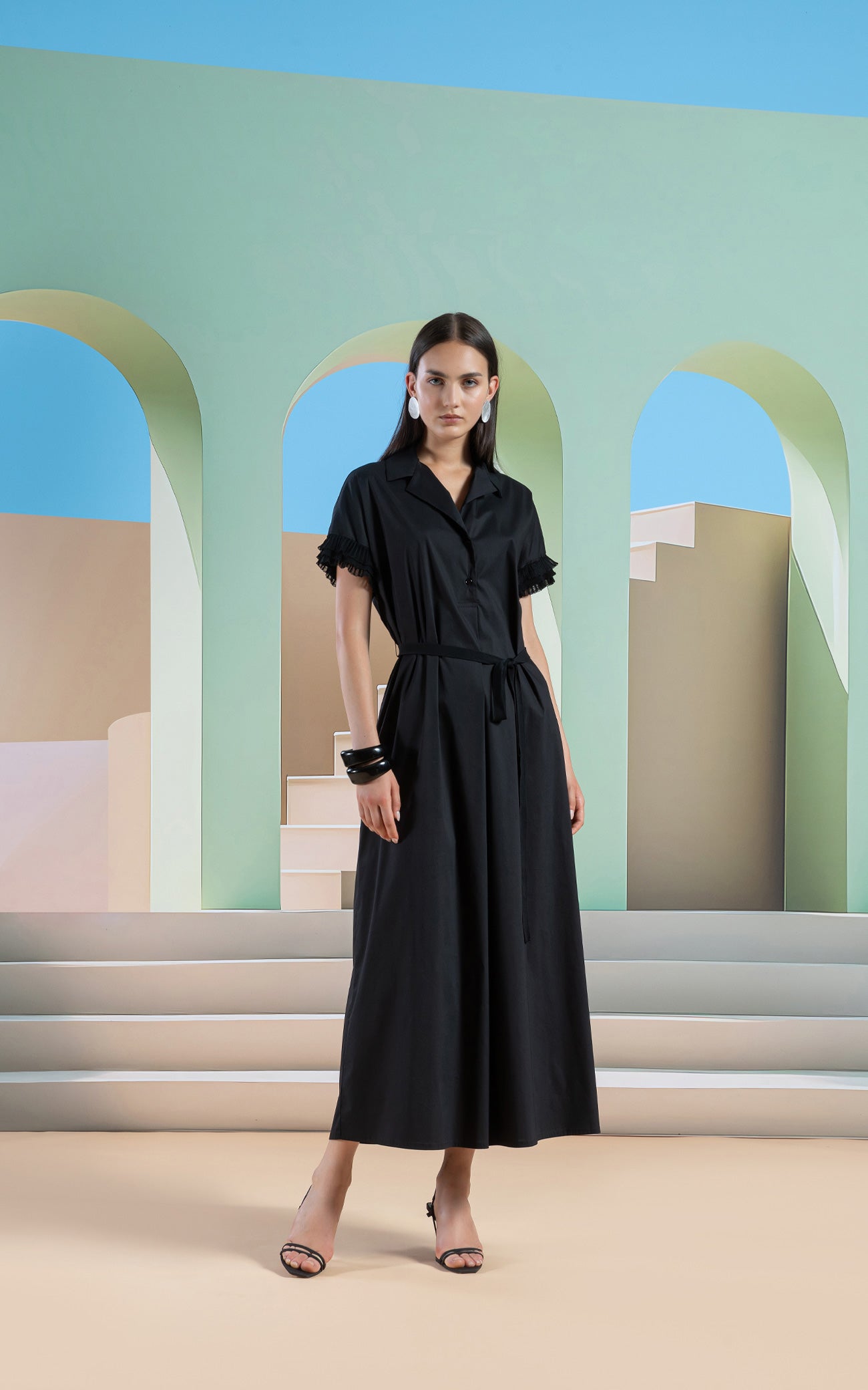 SHS-30 3034/P BLACK DRESS