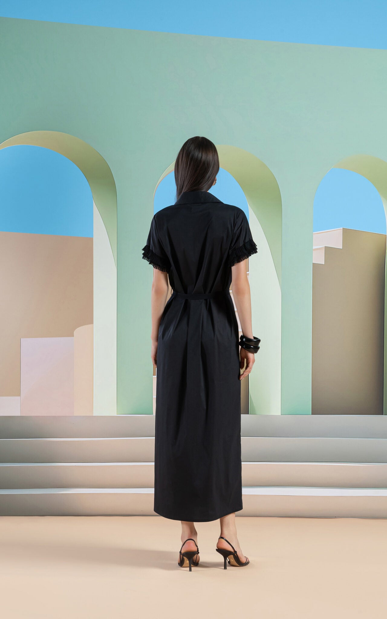 SHS-30 3034/P BLACK DRESS