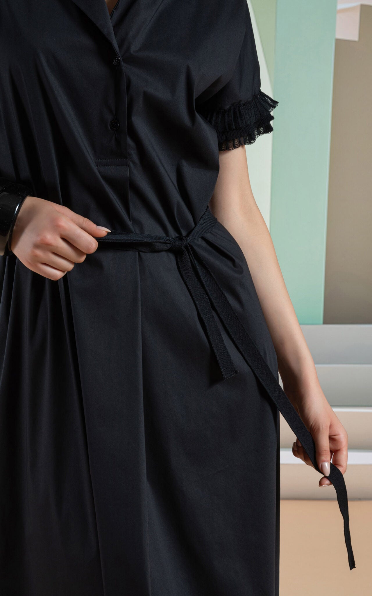 SHS-30 3034/P BLACK DRESS
