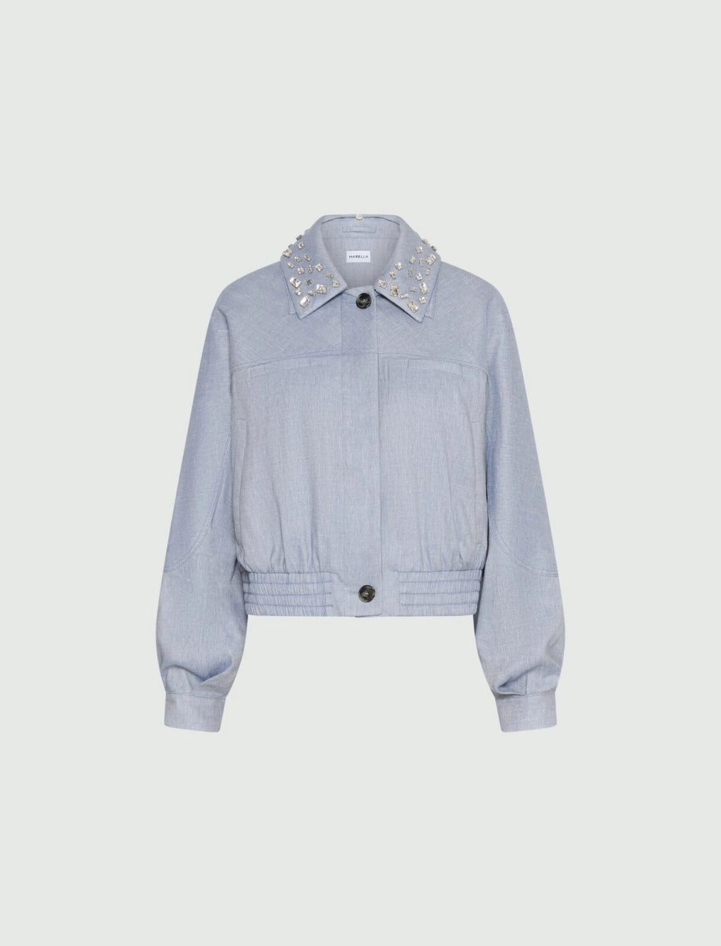 MRL-21304101 MLLVIRGOL LIGHT BLUE DIAMENTE JACKET